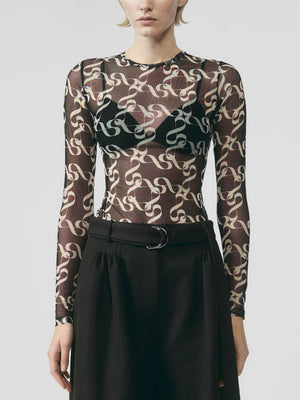 Lumi White Print Jersey