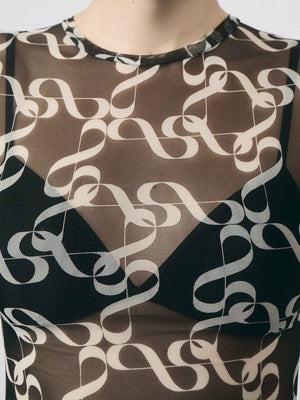 Lumi White Print Jersey