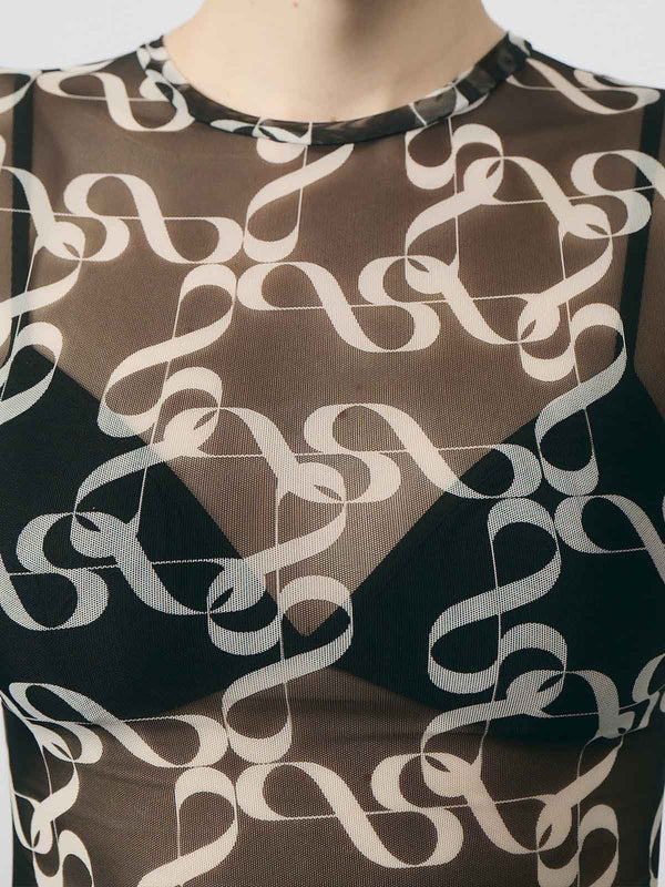 Lumi White Print Jersey