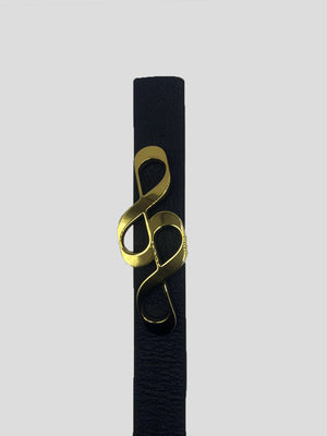 IS Monogram Belt 24mm Gold