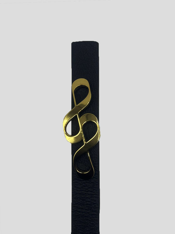 IS Monogram Belt 24mm Gold
