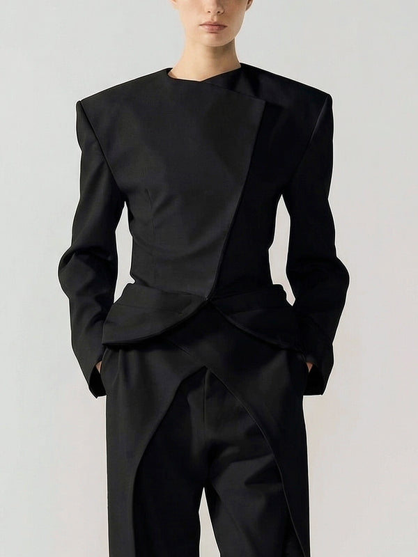 #black Black Designer Jacket for Women