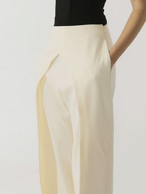 #off-white Iris Wool Trousers for Women - Off white