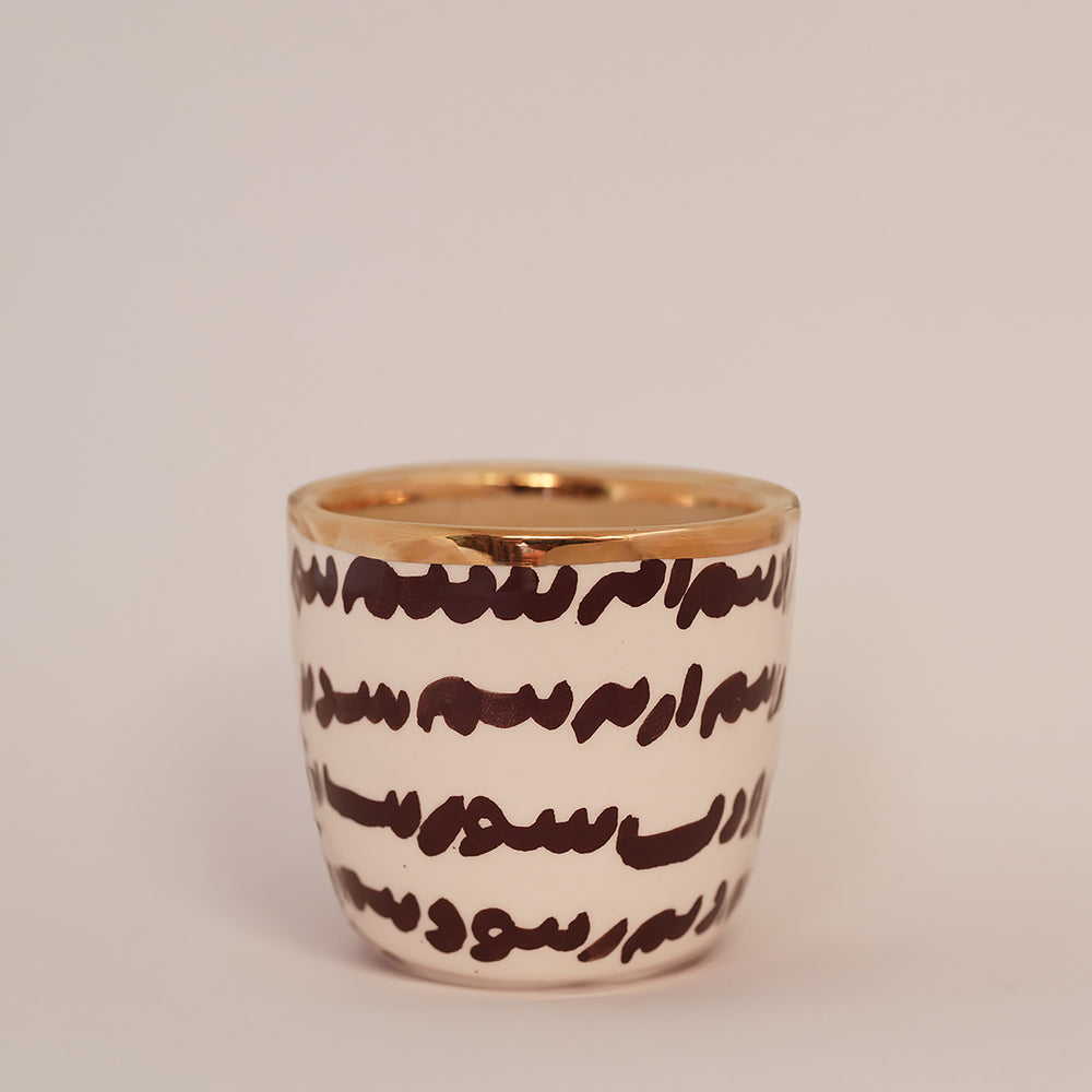 Tarsa Gold Coffee Cup