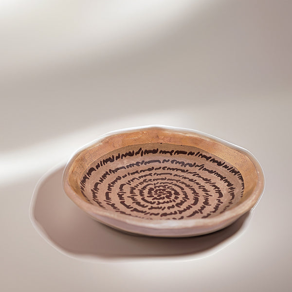 Tarsa Gold Serve Plate