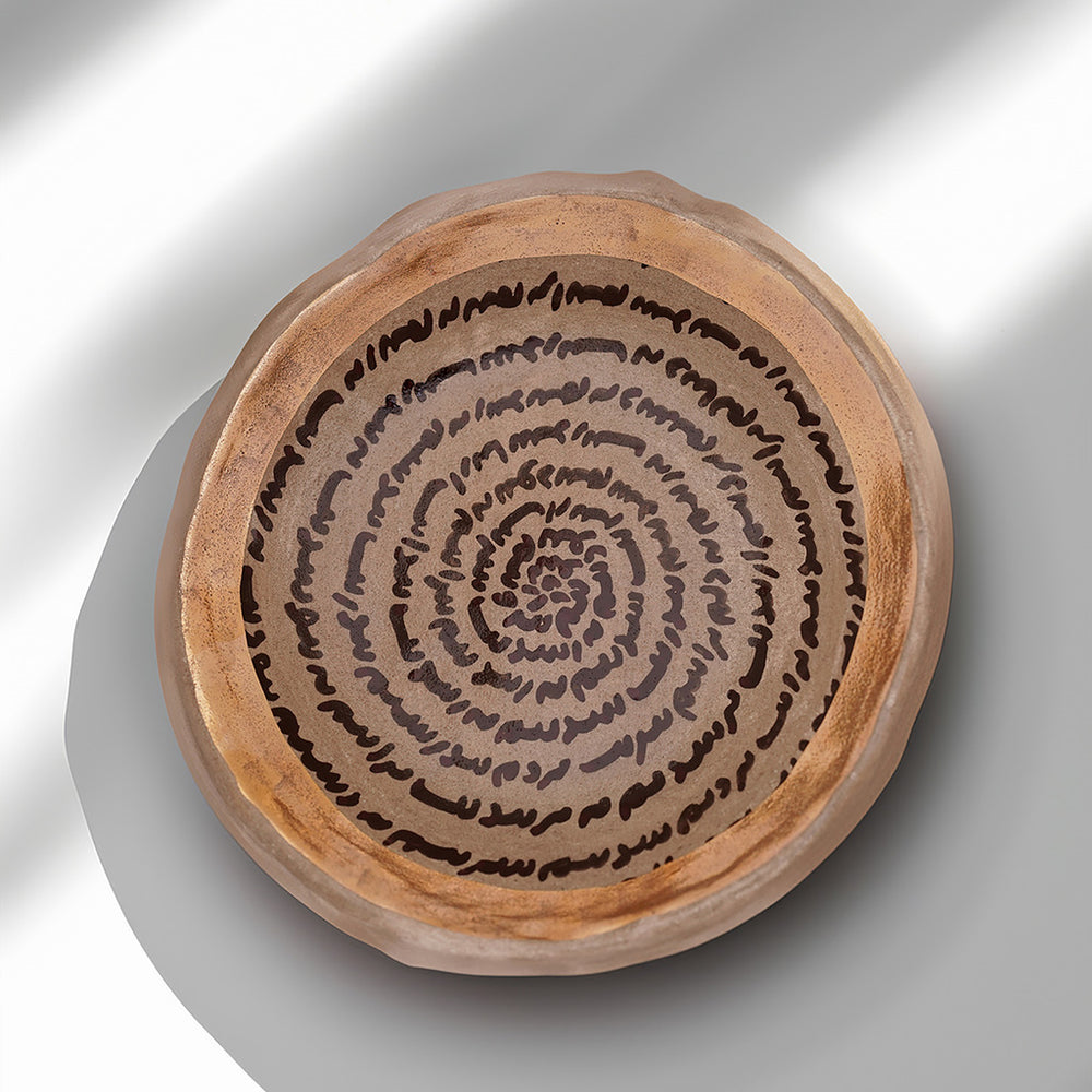 Tarsa Gold Serve Plate
