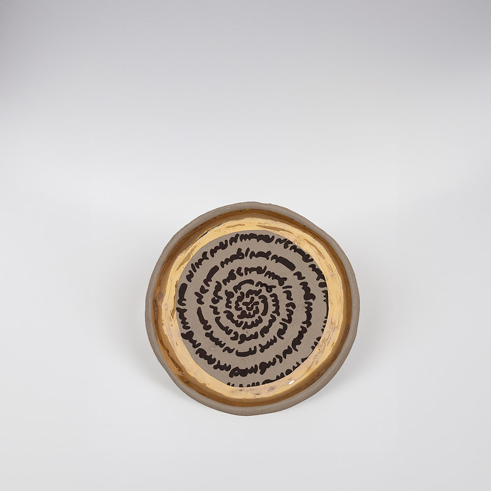 Tarsa Gold Dessert Plate