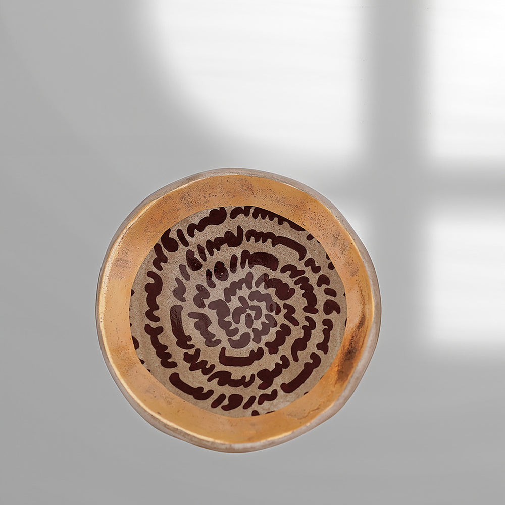 Tarsa Gold Nuts Bowl